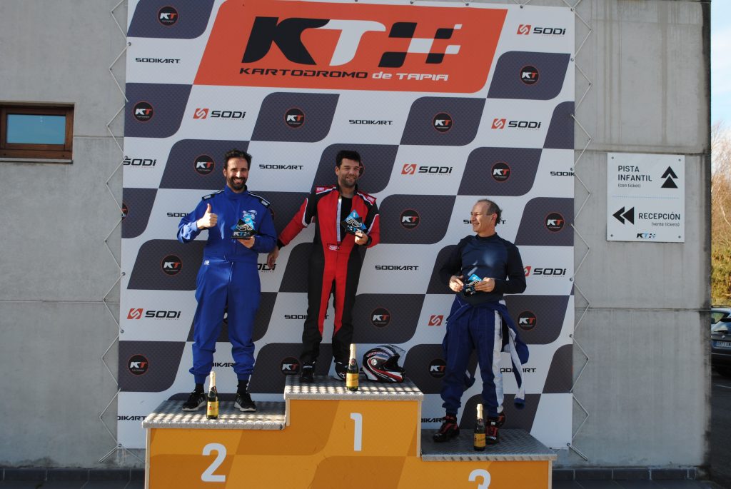 Podio con premios